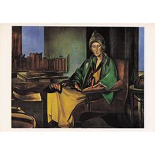 Wyndham Lewis Edith Sitwell Tate Gallery Painting Postcard