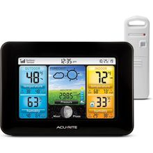 Acurite Wireless Home Weather Station with Color Display, Indoor Outdoor Thermom