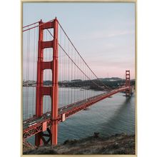 Frametory, 18X24 Aluminum Frame, Metal Wall Mount Frame for Prints with Real Gla