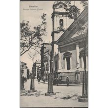 Roman Catholic Church, Gibraltar, c.1905-10 - VB Cumbo Postcard