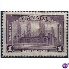 Canada 1938 SG367 $1 Violet Mounted Mint