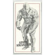 KINGDOM COME EXTRA ' SKETCHBOARD ' card # 8 ATOM-SMASHER ( 1996 )