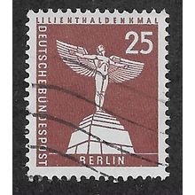 BERLIN -1956 25pf 'TOWNBUILDINGS' FINE USED (EBID60-222)