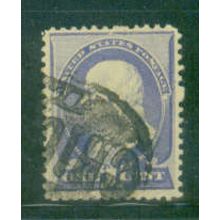 Used 212 1c Benjamin Franklin Fine M01447