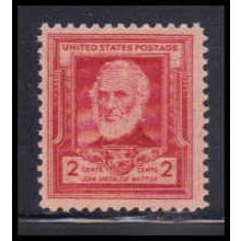 865 2c John Whittier Fine MNH KA2632