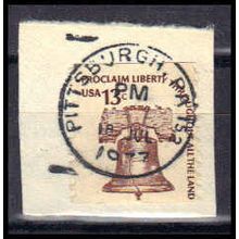 Used 1618 13c Liberty Bell Pittsburgh, PA. 152 E1865