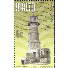 MALTA, St. Elmo Lighthouse, yellow 2001, 6c