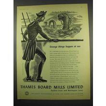1957 Thames Board Mills Limited Ad - Things At Sea