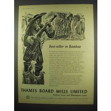 1957 Thames Board Mills Limited Ad - Best-Seller Bamboo