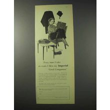 1958 Imperial Good Companion Typewriter Ad - I Bless