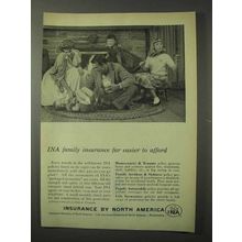 1958 Insurance by North America INA Ad - Afford