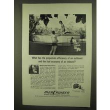 1965 Mercury MerCruiser Stern Drive Ad - Efficiency