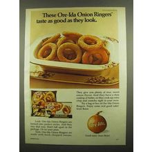 1974 Ore-Ida Onion Ringers Ad - Taste As Good