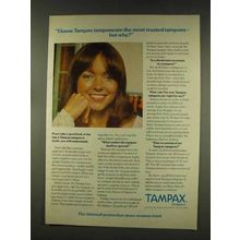 1977 Tampax Tampons Ad - The Most Trusted