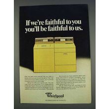 1977 Whirlpool Washer and Dryer Ad - You'll be Faithful