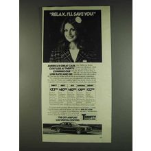 1978 Thrifty Rent-a-car ad - Relax. I'll Save You