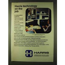 1979 Harris 1680 Distributed Data Processing System Ad