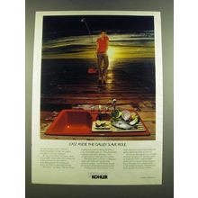 1983 Kohler Epicurean Food Preparation Center Ad - Cast aside the galley slave