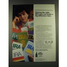 1986 Sears Financial Network Ad - Picking the Right IRA Now