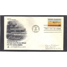 FDC Art Craft 1506 10c Winter Wheat (Cachet-Penciled/A) CV42240