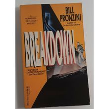 the Breakdown by bill Pronzini 1991 paperback fiction novel mystery detective
