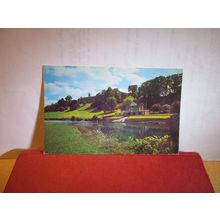 SHREWSBURY SCHOOL and BOATHOUSE, SHREWSBURY, SHROPSHIRE. unused postcard =