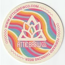 BEER MAT - ATTIC BREW CO - FORWARD THINKING BEER - (Cat No 003) - (2022)