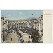 Tenerife. Misa de Campaña Plaza Constitucion early 20th C. RPPC Spain Nobrega