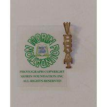 VINTAGE 14k GOLD BRAT CHARM PENDANT