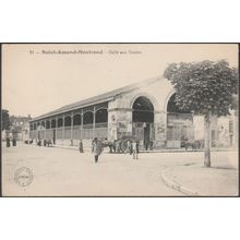 Halle aux Grains, Saint-Amand-Montrond, c.1905-10 - Nouvelles Galeries CPA