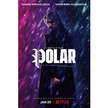 Polar (2019) Poster Canvas Movie Film Print A0 A1 A2 A3 A4 A5 A6 Art Wall Decora
