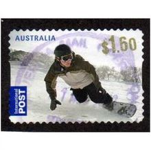AUS 2011 $1.60 (S/A) 'SKIING' FINE USED (EBID22-019)