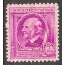 861 3c Ralph Emerson Very Fine MNH Q7323