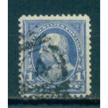 Used 264 1c Benjamin Franklin Fine M02943