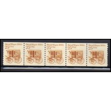 2136 25c Bread Wagon Fine MNH Dry Gum PNC 3/5 KA9116