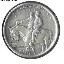 1925 US Silver Comm Stone Mountain Half Dollar XF