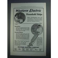 1915 Western Electric Inter-Phone and Vacuum Cleaner Ad