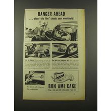 1940 Bon Ami Cake Ad - Danger Ahead