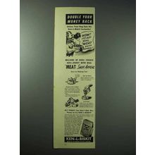 1943 Ken-L-Biskit Dog Food Ad - Double Back