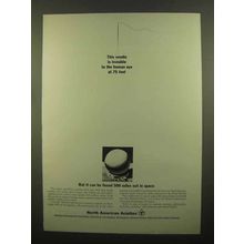 1965 North American Aviation Ad - Needle is Invisible