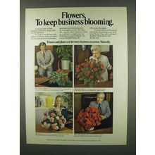 1978 FTD Flowers Ad - Keep Business Blooming