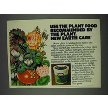 1978 Earth Care Plant Food Ad - Recommended