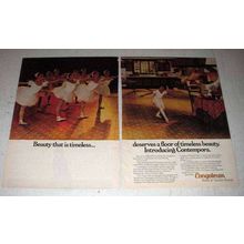 1980 Congoleum Contempora Floor Ad - Timeless