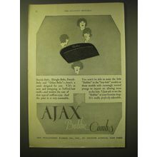 1924 Vulcanized Rubber Co. Ajax Bobbie combs Ad - Boyish-Bobs, Shingle-Bobs