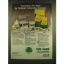 1990 Hoechst Roussel Safe-Guard Cattle Dewormer Ad - Everything you need