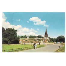 CUMBER PARK nr. WORKSOP, NOTTINGHAMSHIRE used postcard 1971 postmark #