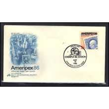 Event Cancel 05-30-86 2145 22c AMERIPEX '86 (Cachet-U/A) Box0261