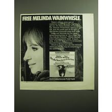 1970 On a Clear Day you can See Forever Album Advertisement - Barbra Streisand