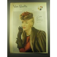 1945 Van Raalte Colony Gloves Ad - Because you love nice things