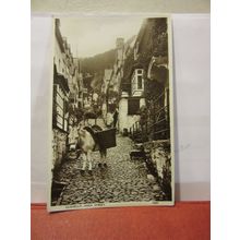 HIGH STREET, CLOVELLY, DEVON uused vintage postcard RP by photochrom =